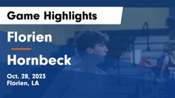 Florien  vs Hornbeck  Game Highlights - Oct. 28, 2023