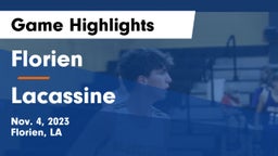 Florien  vs Lacassine  Game Highlights - Nov. 4, 2023