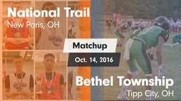 Matchup: National Trail vs. Bethel Township  2016