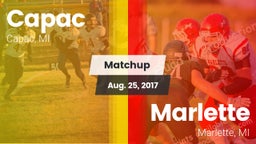 Matchup: Capac vs. Marlette  2017