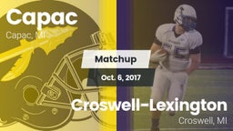 Matchup: Capac vs. Croswell-Lexington  2017