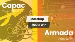 Matchup: Capac vs. Armada  2017