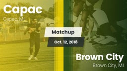 Matchup: Capac vs. Brown City  2018