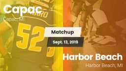 Matchup: Capac vs. Harbor Beach  2019
