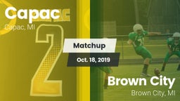 Matchup: Capac vs. Brown City  2019