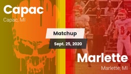 Matchup: Capac vs. Marlette  2020