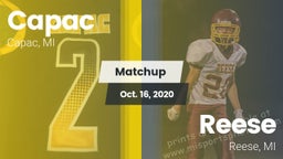 Matchup: Capac vs. Reese  2020
