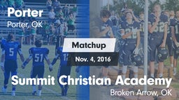 Matchup: Porter vs. Summit Christian Academy  2016