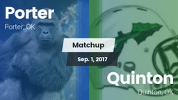 Matchup: Porter vs. Quinton  2017
