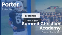 Matchup: Porter vs. Summit Christian Academy  2017