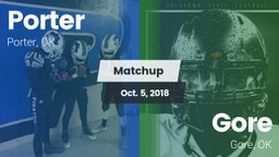 Matchup: Porter vs. Gore  2018