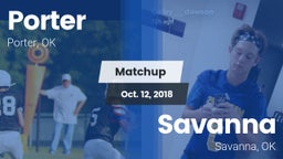 Matchup: Porter vs. Savanna  2018