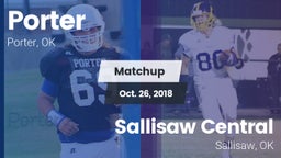 Matchup: Porter vs. Sallisaw Central  2018