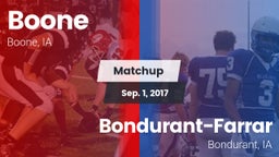 Matchup: Boone vs. Bondurant-Farrar  2017