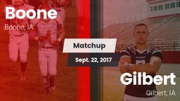 Matchup: Boone vs. Gilbert  2017