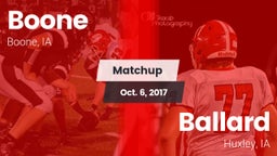 Matchup: Boone vs. Ballard  2017