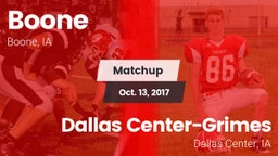 Matchup: Boone vs. Dallas Center-Grimes  2017