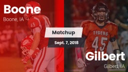 Matchup: Boone vs. Gilbert  2018