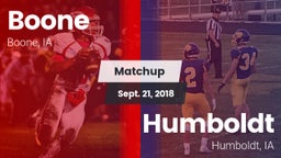 Matchup: Boone vs. Humboldt  2018