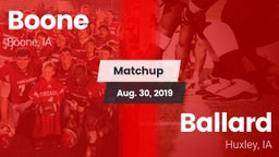 Matchup: Boone vs. Ballard  2019