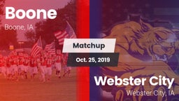 Matchup: Boone vs. Webster City  2019