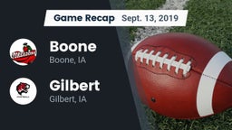 Recap: Boone  vs. Gilbert  2019
