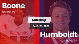 Matchup: Boone vs. Humboldt  2020