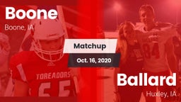 Matchup: Boone vs. Ballard  2020