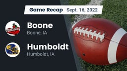 Recap: Boone  vs. Humboldt  2022