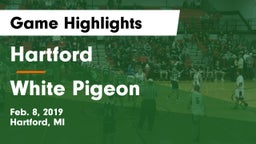 Hartford  vs White Pigeon  Game Highlights - Feb. 8, 2019