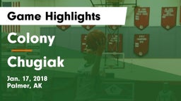 Colony  vs Chugiak  Game Highlights - Jan. 17, 2018