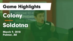 Colony  vs Soldotna  Game Highlights - March 9, 2018