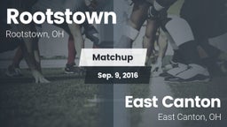 Matchup: Rootstown vs. East Canton  2016