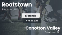 Matchup: Rootstown vs. Conotton Valley  2016