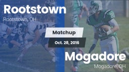 Matchup: Rootstown vs. Mogadore  2016