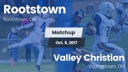 Matchup: Rootstown vs. Valley Christian  2017