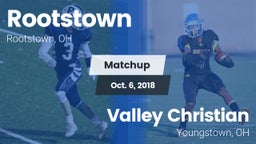 Matchup: Rootstown vs. Valley Christian  2018