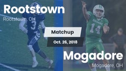 Matchup: Rootstown vs. Mogadore  2018