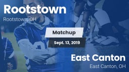 Matchup: Rootstown vs. East Canton  2019