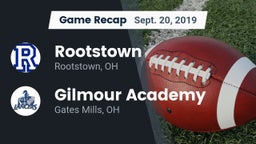 Recap: Rootstown  vs. Gilmour Academy  2019