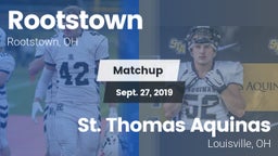 Matchup: Rootstown vs. St. Thomas Aquinas  2019