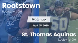 Matchup: Rootstown vs. St. Thomas Aquinas  2020