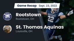 Recap: Rootstown  vs. St. Thomas Aquinas  2022