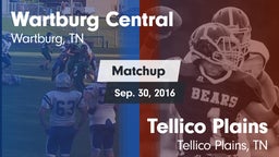 Matchup: Wartburg Central vs. Tellico Plains  2016