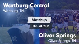 Matchup: Wartburg Central vs. Oliver Springs  2016