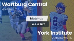 Matchup: Wartburg Central vs. York Institute 2017