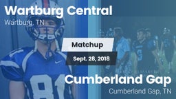 Matchup: Wartburg Central vs. Cumberland Gap  2018