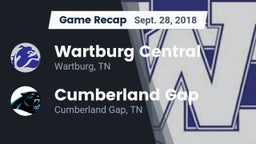 Recap: Wartburg Central  vs. Cumberland Gap  2018