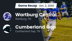 Recap: Wartburg Central  vs. Cumberland Gap  2020