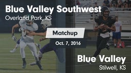 Matchup: Blue Valley SW vs. Blue Valley  2016